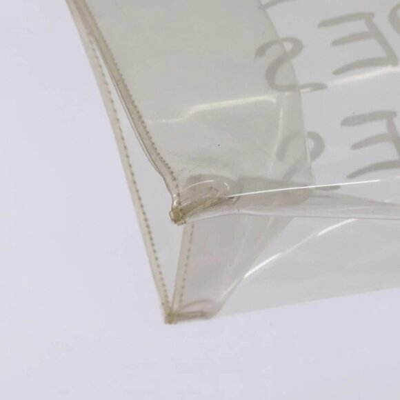 HERMES Vinyl Kelly Hand Bag Clear Auth 148034 - Picture 5 of 16